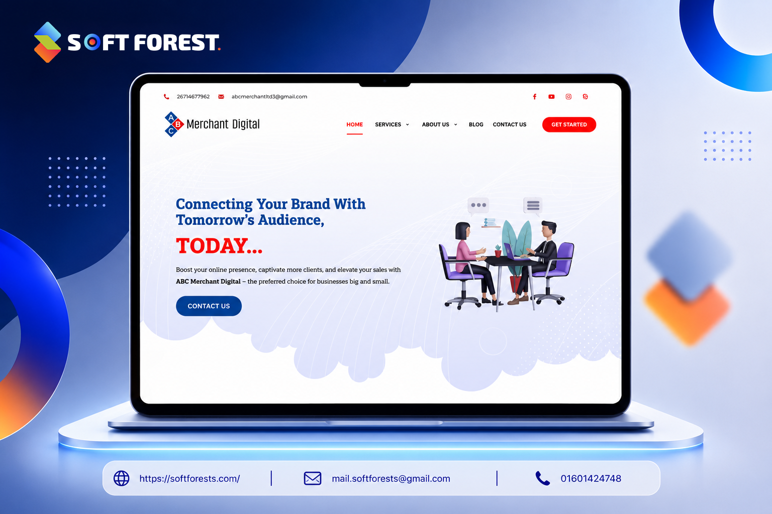 Demo Project 02 — Website by Soft Forests
