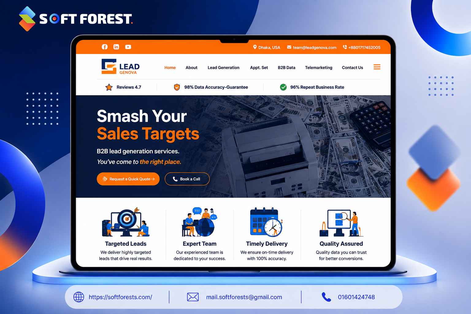 Demo Project 05 — Website by Soft Forests