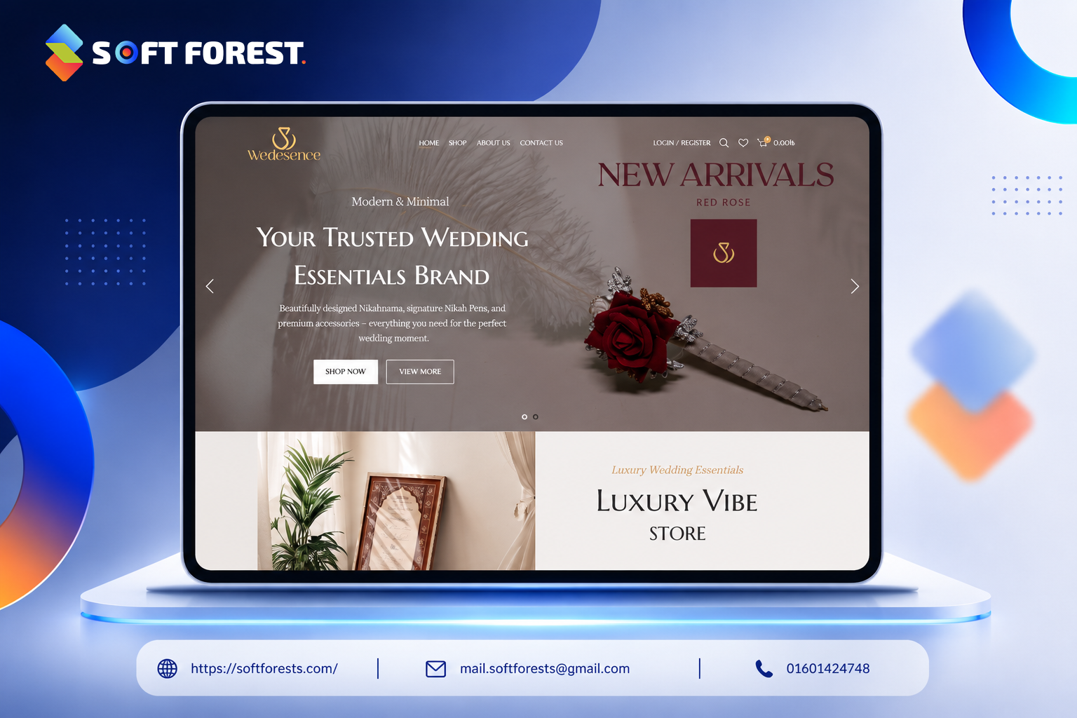 Demo Project 07 — Website by Soft Forests