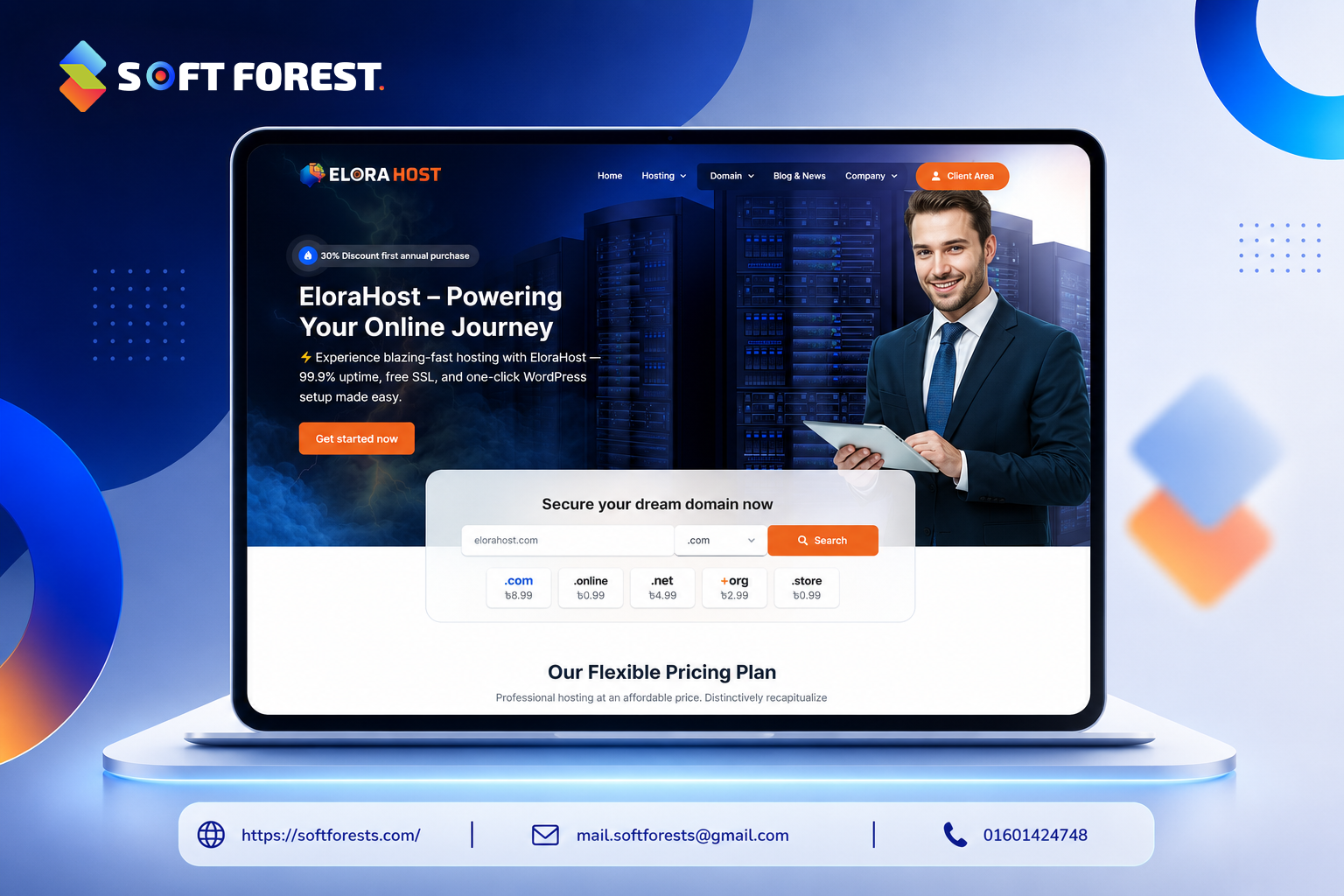 Demo Project 08 — Website by Soft Forests
