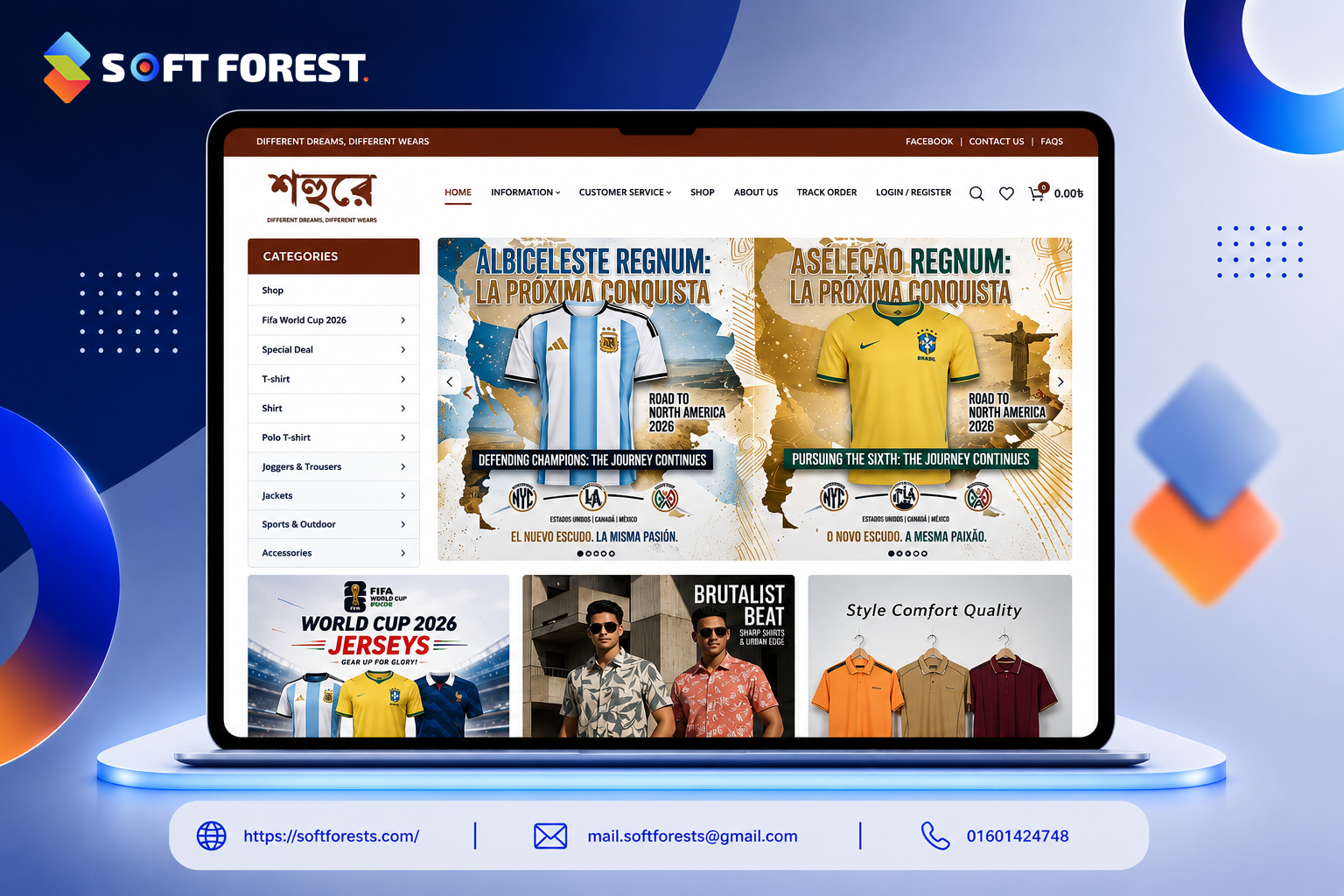 Demo Project 12 — Website by Soft Forests