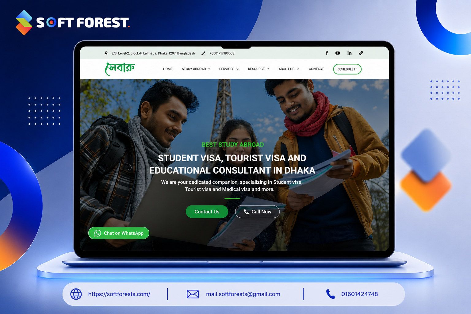 Demo Project 14 — Website by Soft Forests